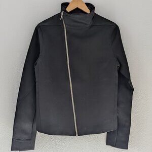 Rick Owens SS18 “Dirt” Men’s Asymmetrical Zip-Front Jacket